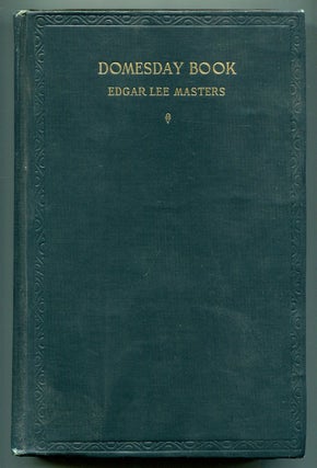 Item #570360 Domesday Book. Edgar Lee MASTERS