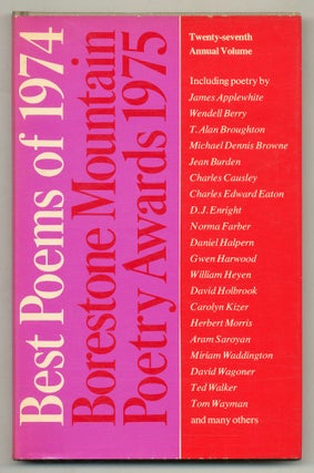 Item #570999 Best Poems of 1974: Borestone Mountain Poetry Awards 1975: A Compilation of Original...