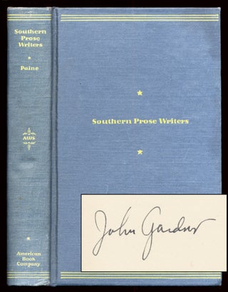 Item #57105 Southern Prose Writers: Representative Selections, with Introduction, Bibliography...