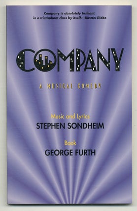 Item #571226 Company: A Musical Comedy. Stephen SONDHEIM, George Furth