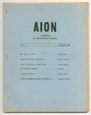 Item #571679 Aion: A Journal of Traditionary Science – No. 1, December 1964. Aleister CROWLEY,...