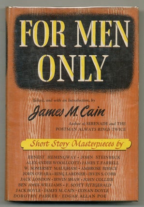 Item #571705 For Men Only. James M. CAIN
