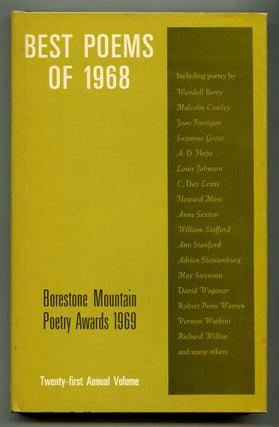 Item #572078 Best Poems of 1968: Borestone Mountain Poetry Awards 1969