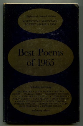 Item #572111 Best Poems of 1965: Borestone Mountain Poetry Awards 1966