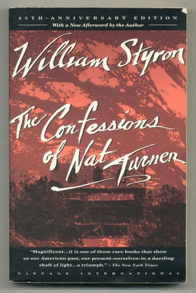 Item #572895 Confessions of Nat Turner. William STYRON