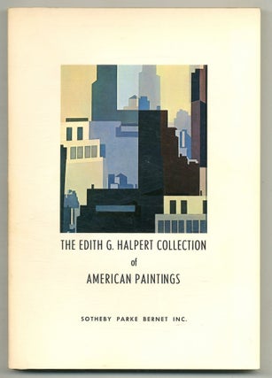 Item #573805 [Auction catalog]: The Edith G. Halpert Collection of American Paintings