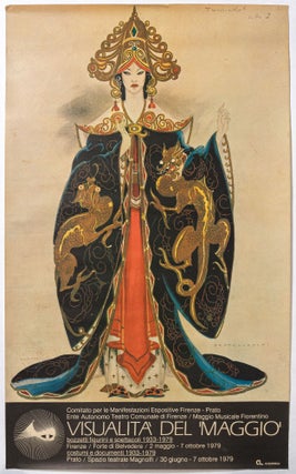 Item #574084 [Exhibition Poster]: Visualità del 'Maggio': bozzetti figurini e spettacoli 1933-1979
