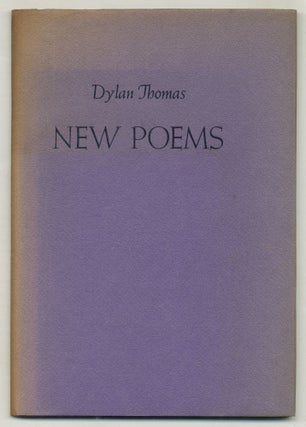 Item #574353 New Poems. Dylan THOMAS