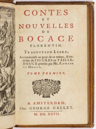 Contes et Nouvelles de Bocace Florentin. Two Volumes