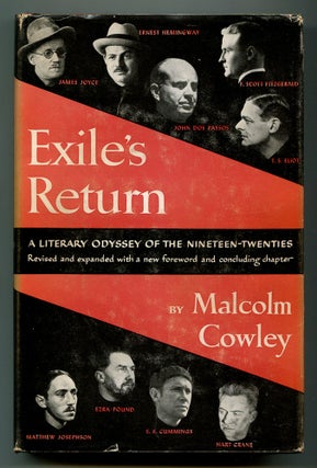 Item #574452 Exile's Return: A Literary Odyssey of the 1920s. Malcolm COWLEY