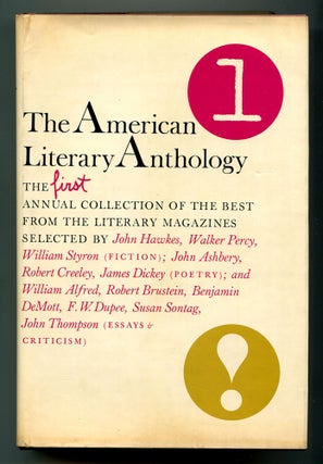 Item #574478 The American Literary Anthology / 1: The First Annual Collection of the Best from...