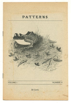 Item #574647 Patterns: A Verse Quarterly. Vol. I, No. IV (only