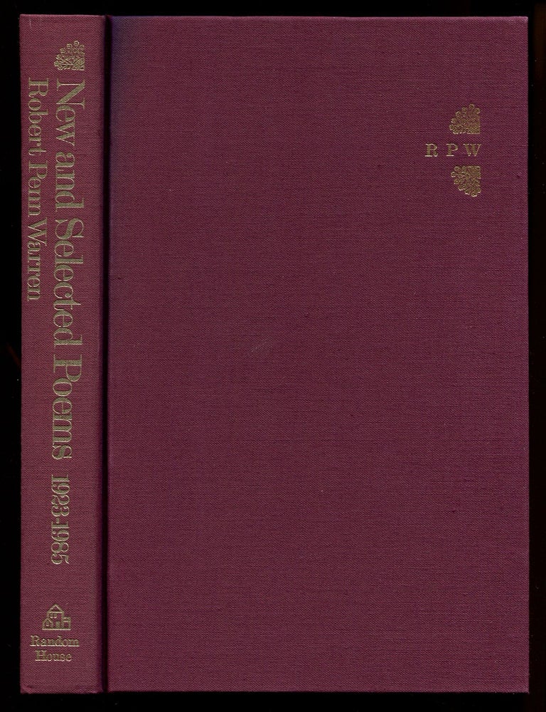 Item #575177 New and Selected Poems 1923-1985. Robert Penn WARREN.