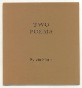 Item #576255 Two Poems. Sylvia PLATH