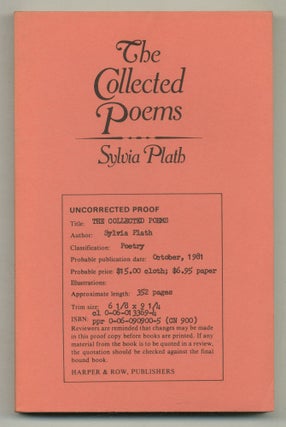 Item #576257 The Collected Poems. Sylvia PLATH