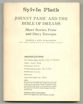 Item #576276 Johnny Panic and the Bible of Dreams: Short Stories, Prose and Diary Excerpts....