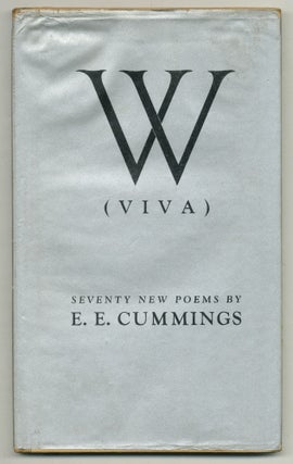 Item #576304 VV. [Jacket title]: Viva: Seventy New Poems. E. E. CUMMINGS