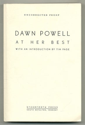 Item #576521 Dawn Powell at Her Best. Dawn POWELL