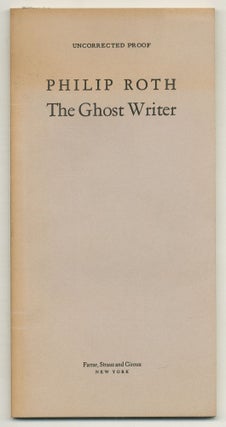 Item #576539 The Ghost Writer. Philip ROTH