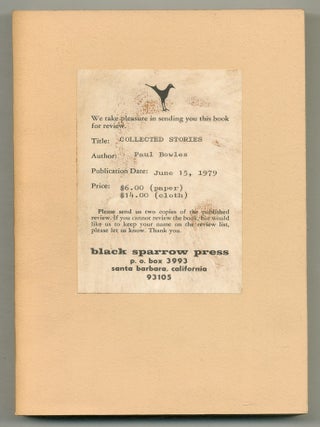 Item #576870 Collected Stories. Paul BOWLES