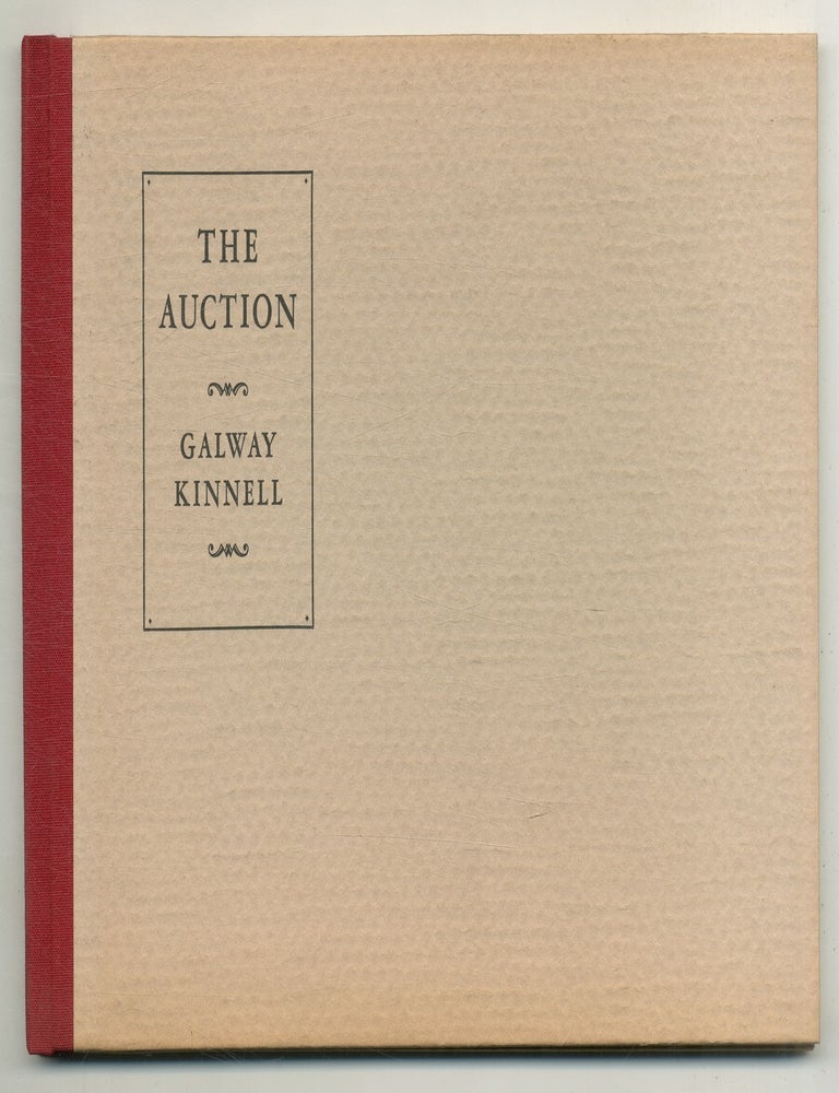 Item #576960 The Auction. Galway KINNELL, Mary Azarian.