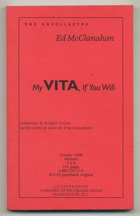 My Vita, If You Will: The Uncollected Ed McClanahan