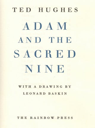Adam and the Sacred Nine