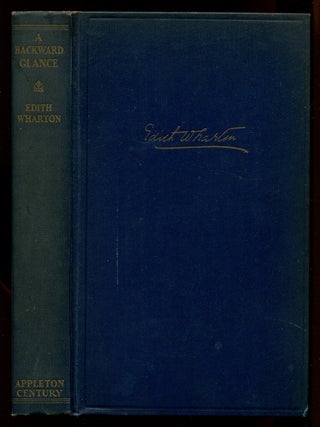 Item #577764 A Backward Glance. Edith WHARTON