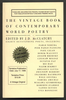 The Vintage Books of Contemporary World Poetry