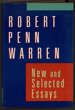Item #578279 New and Selected Essays. Robert Penn WARREN