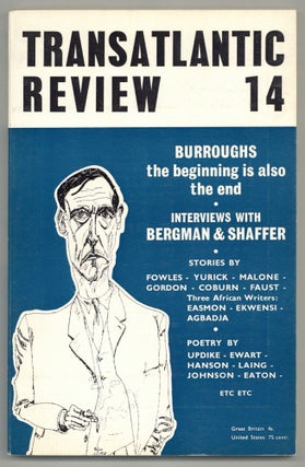Item #578325 Transatlantic Review – Number 14, Autumn 1963. William S. BURROUGHS, Heathcote...