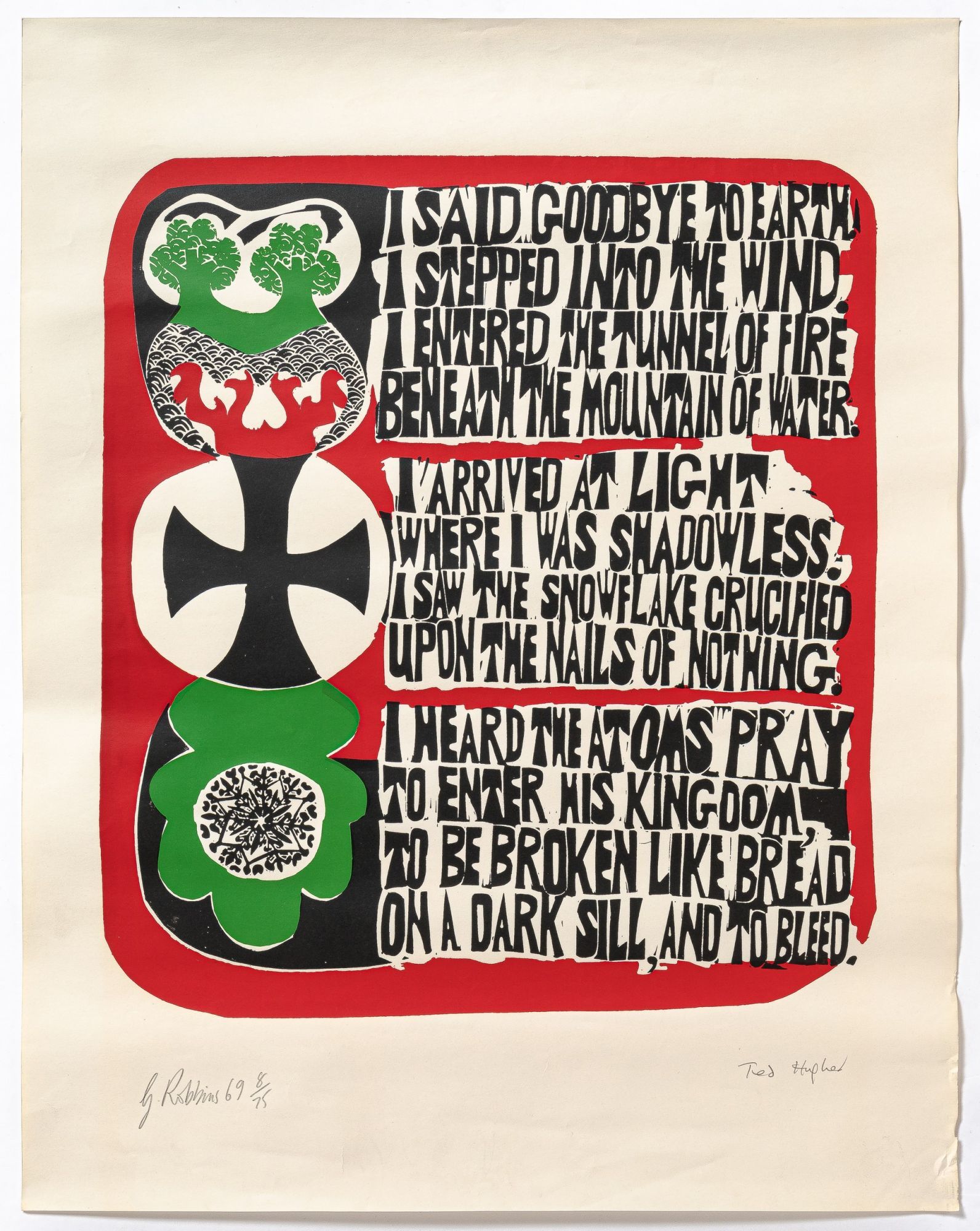 Broadside, Caption Title : I said Goodbye to Earth | Ted. Gavin Robbins ...