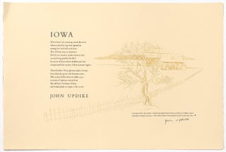 Item #578805 [Broadside]: Iowa. John UPDIKE