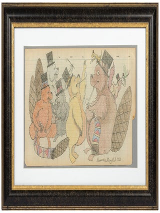 A Collection of Original Native American Ledger Art, 1918-25