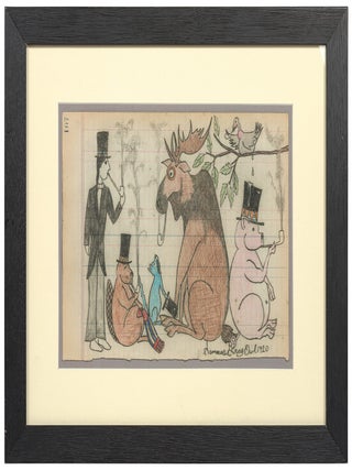 A Collection of Original Native American Ledger Art, 1918-25