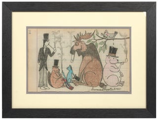 A Collection of Original Native American Ledger Art, 1918-25