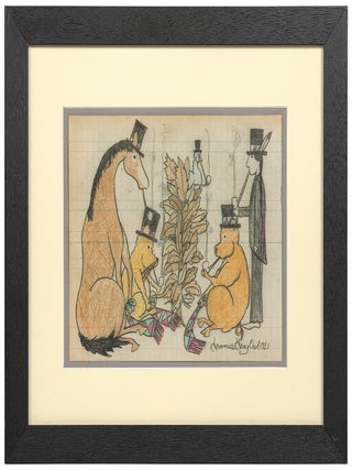 A Collection of Original Native American Ledger Art, 1918-25