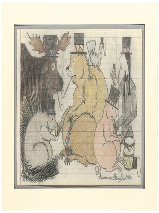 A Collection of Original Native American Ledger Art, 1918-25