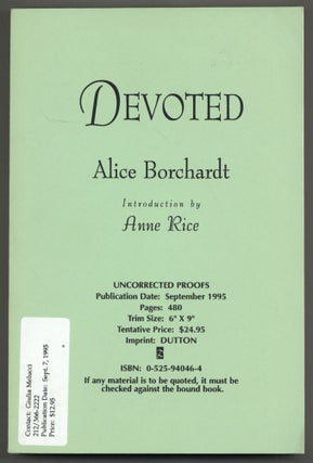 Item #579016 Devoted. Alice BORCHARDT