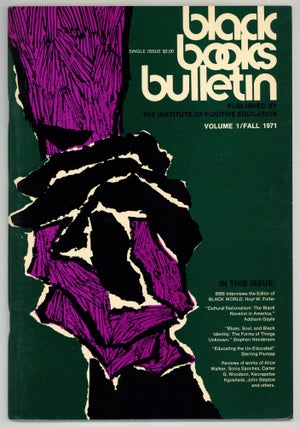 Item #579208 Black Books Bulletin – Volume 1, Number 1, Fall 1971. Addison GAYLE, John Steptoe,...