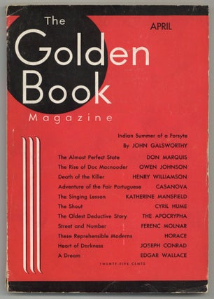 Item #579427 The Golden Book Magazine – April 1933, Vol. XVII, No. 100. Joseph CONRAD,...
