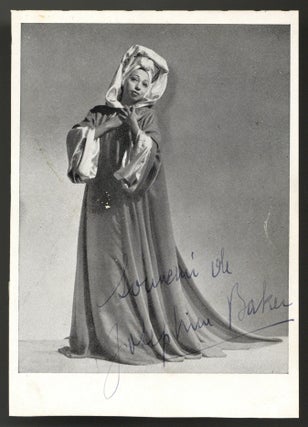 Item #579789 Signed Photograph of Josephine Baker. Josephine BAKER