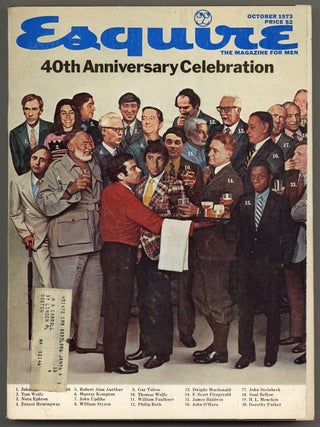 Item #579791 Esquire: 40th Anniversary Celebration – Volume LXXX, No. 4, October, 1973. F....
