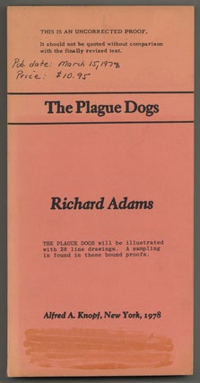 Item #579961 The Plague Dogs. Richard ADAMS
