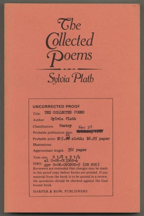 Item #580238 The Collected Poems. Sylvia PLATH