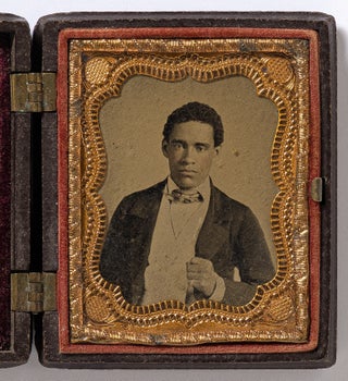 Item #580461 [Ambrotype]: Ninth Plate Cased Portrait of a Young Black Man