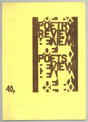 Item #580512 Poetry Review – Volume 66, Number 1, 1975. Eric MOTTRAM, George Oppen Iain...