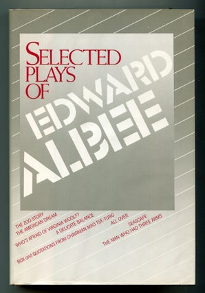 Item #580590 Selected Plays. Edward ALBEE