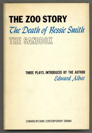 Item #580829 The Zoo Story, The Death of Bessie Smith, The Sandbox. Edward ALBEE