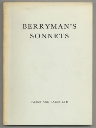 Item #580844 Berryman's Sonnets. John BERRYMAN